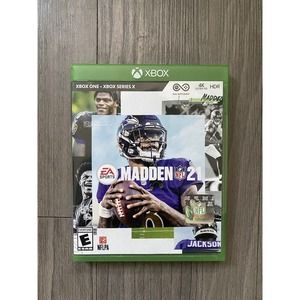 Xbox One Madden Video Game Lot NFL 17, 18, 20, 21